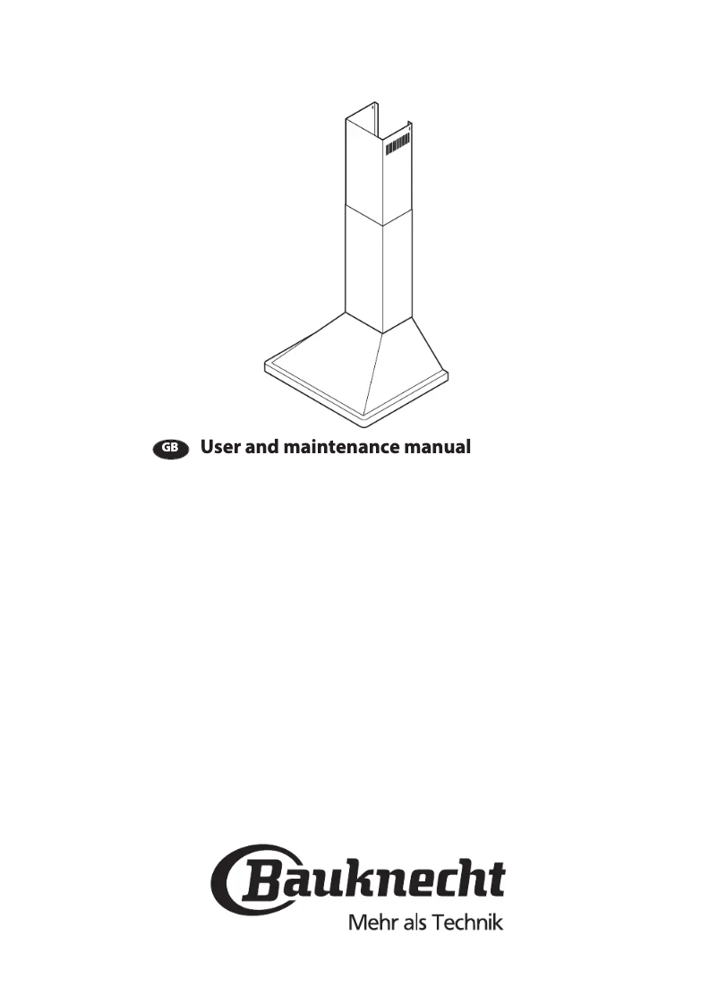 Page n°1 - Manuel utilisateur Bauknecht DBHPN 95 AM X