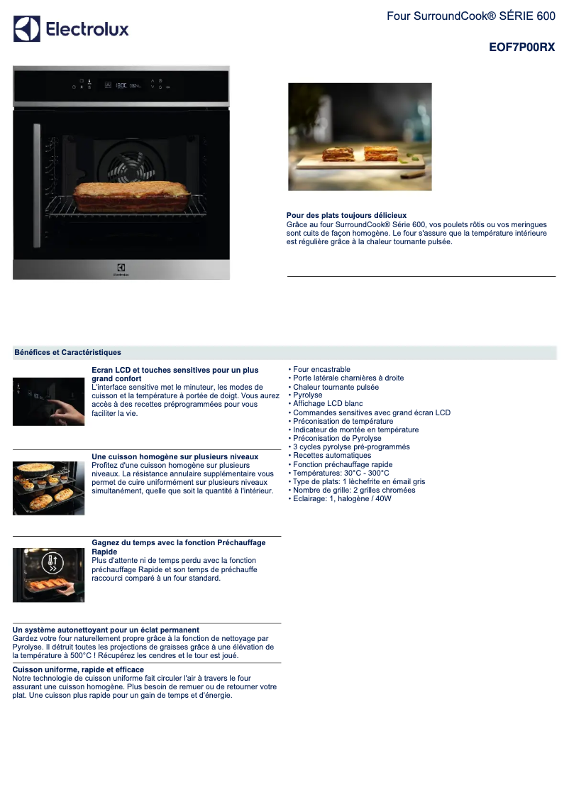 Image de la première page du manuel de l'appareil EOF7P00RX