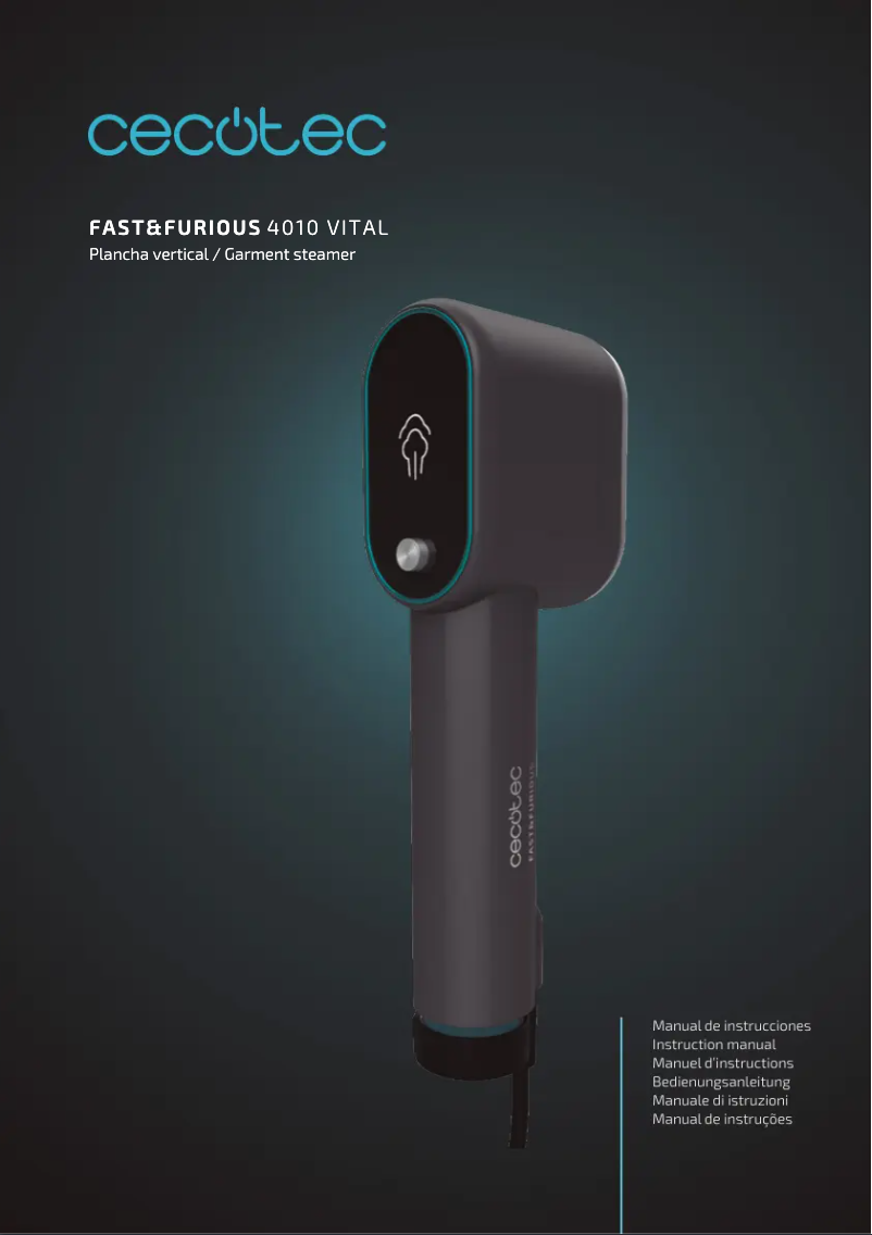 Page n°1 - Manuel utilisateur Cecotec Fast&Furious 4010 Vital