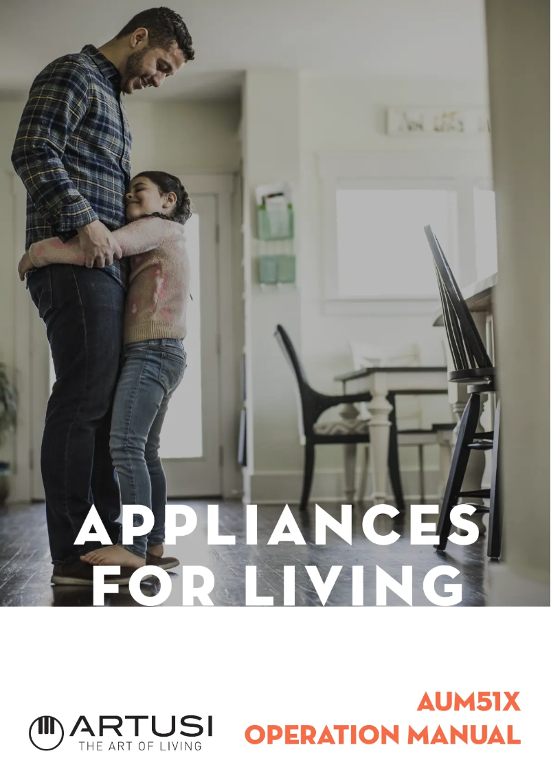Page 1 de la notice Manuel utilisateur Artusi AUM51X