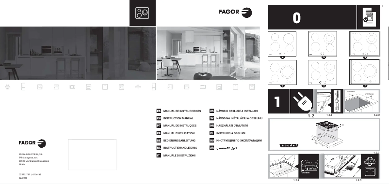 Page 1 de la notice Manuel utilisateur Fagor FPV3340S