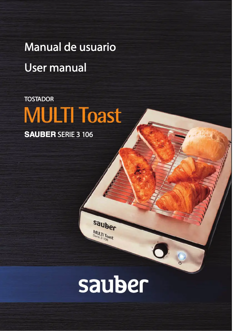 Page 1 de la notice Manuel utilisateur Sauber SERIE 3-106