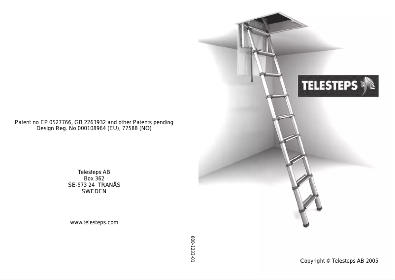 Page 1 de la notice Manuel utilisateur Telesteps Loft Line Mini