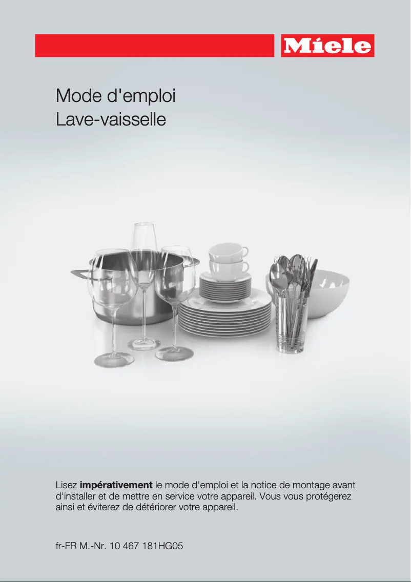 Image de la première page du manuel de l'appareil G 6630 SCU
