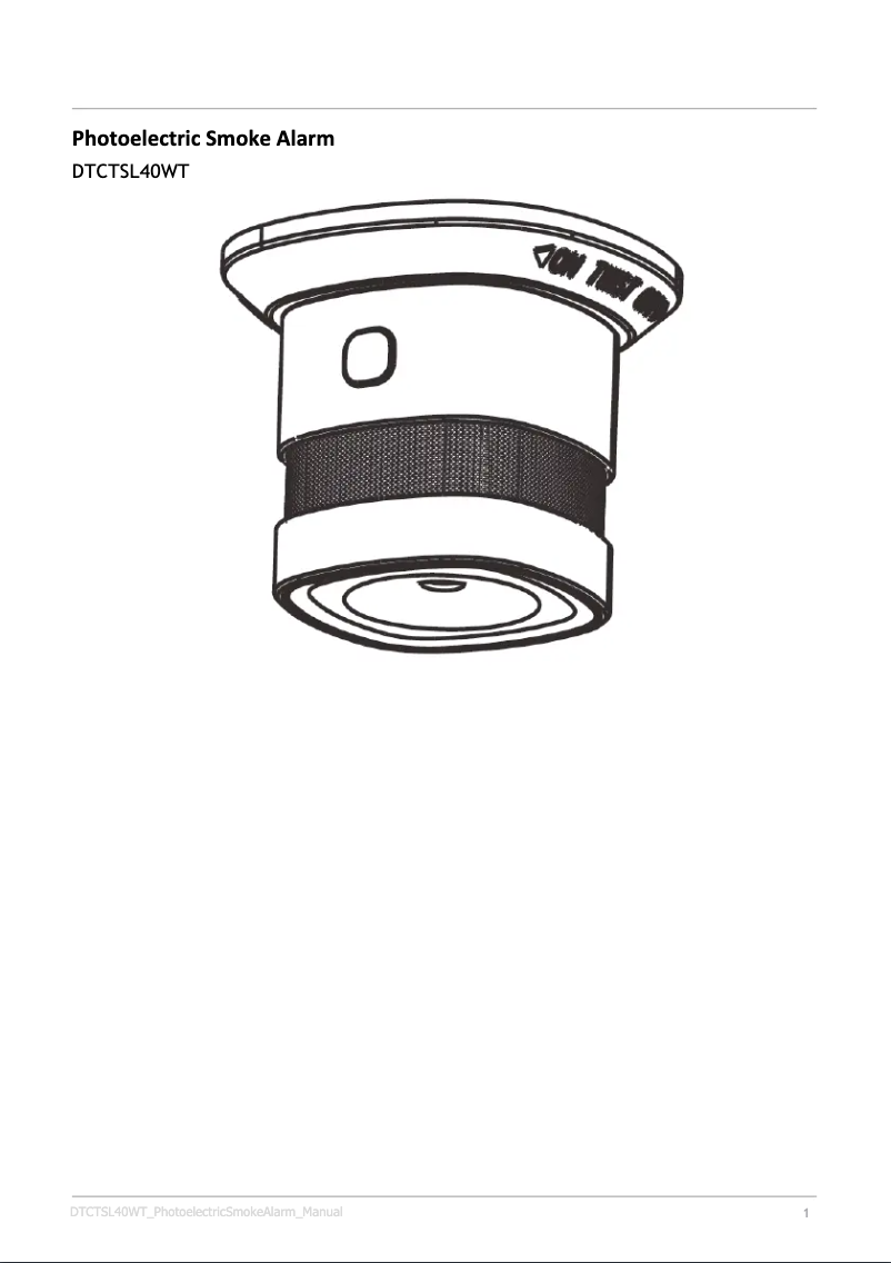 Page 1 de la notice Manuel utilisateur Nedis DTCTSL40WT