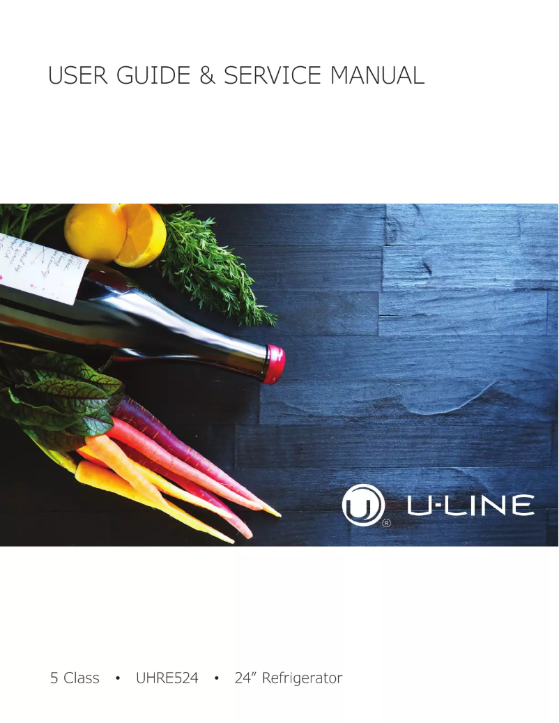 Page n°1 - Fiche technique U-Line UHRE524-IS01A