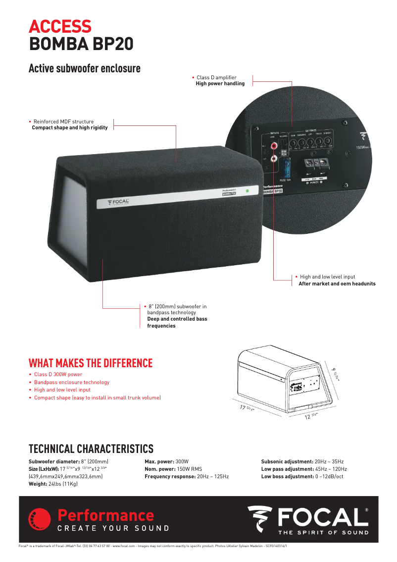 Image de la première page du manuel de l'appareil BombA BP20