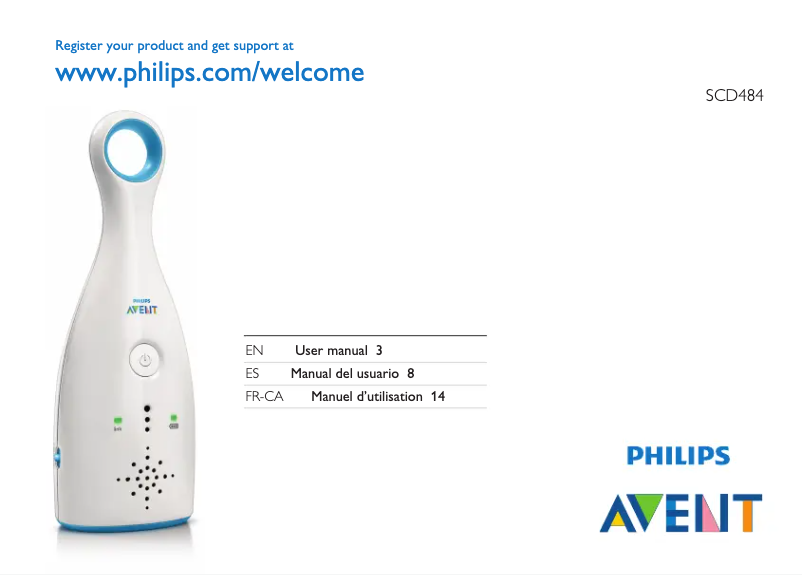 Página 1 del manual Manual de usuario Philips SCD484