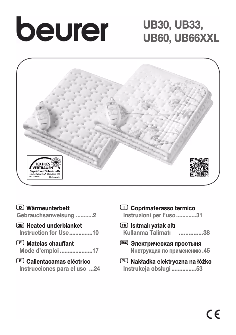 Image de la première page du manuel de l'appareil UB 30 Kompakt