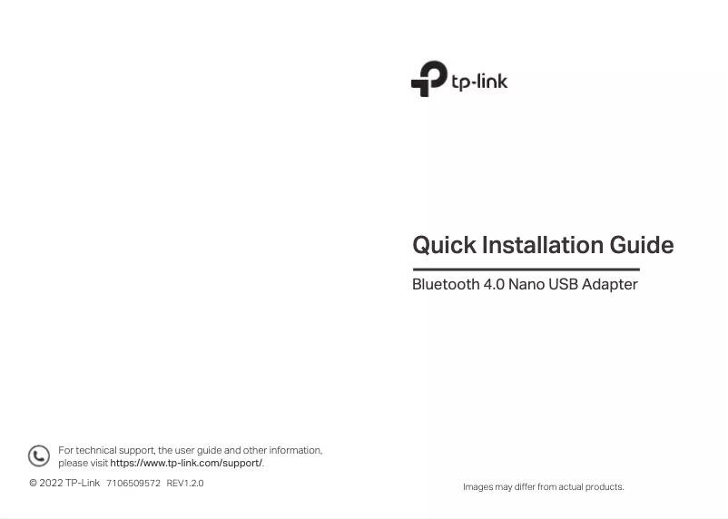 Página 1 del manual Manual de usuario TP-Link UB5A