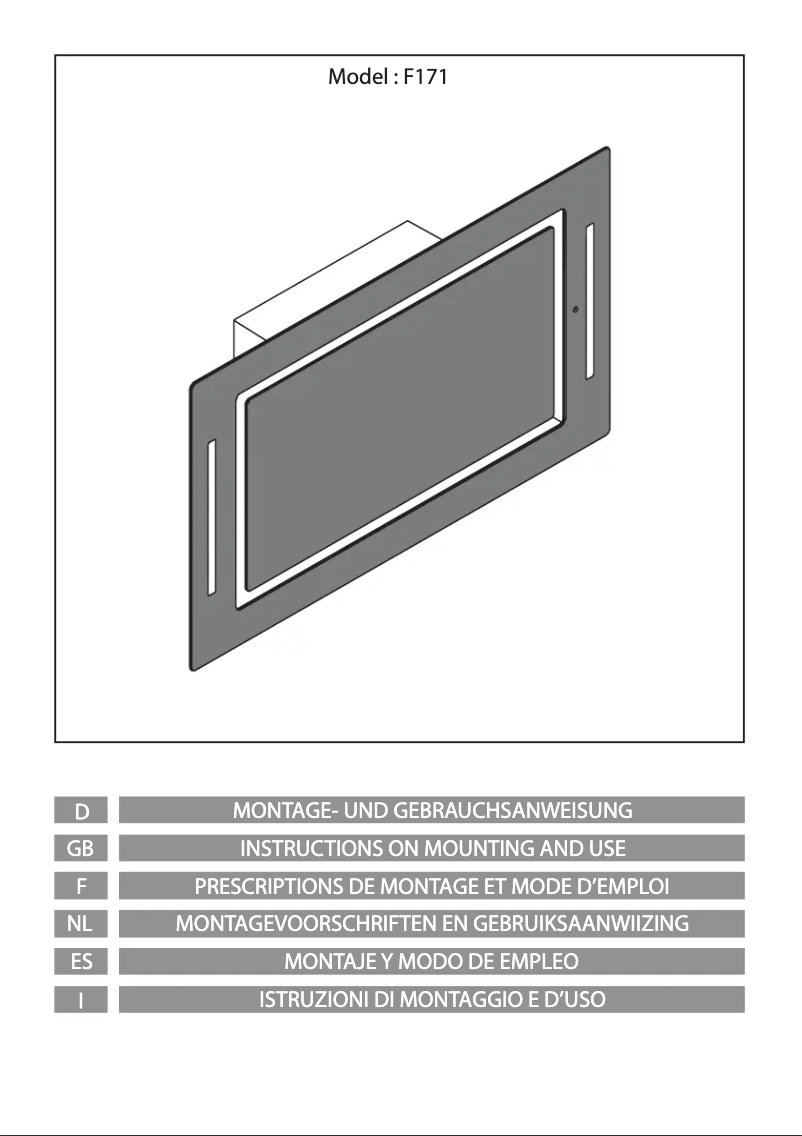 Page 1 de la notice Manuel utilisateur Airforce F171