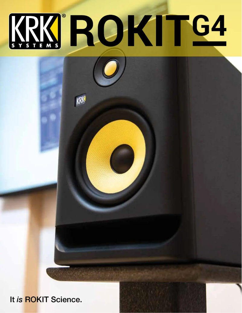 Page 1 de la notice Brochure KRK RoKit 5 G4