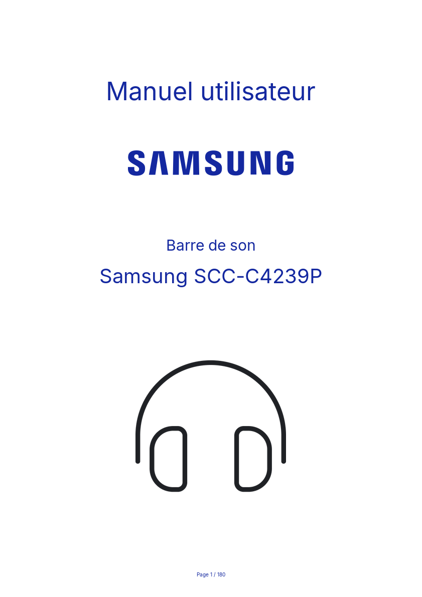 Page n°1 - Manuel utilisateur Samsung SCC-C4239P