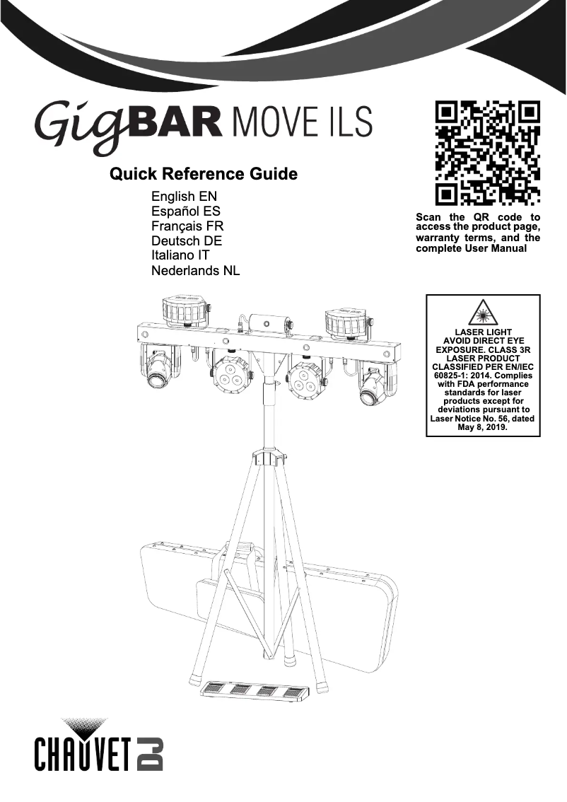Image de la première page du manuel de l'appareil GigBAR Move ILS