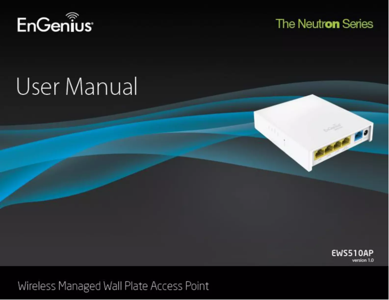 Image de la première page du manuel de l'appareil EWS510AP
