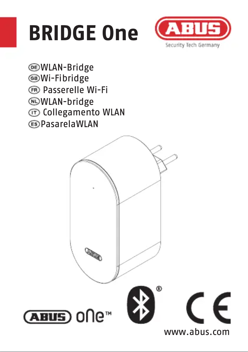 Page 1 de la notice Manuel utilisateur Abus BRIDGE One
