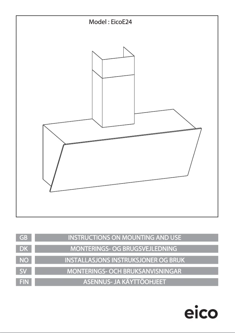 Página 1 del manual Manual de usuario Eico E24 60 N