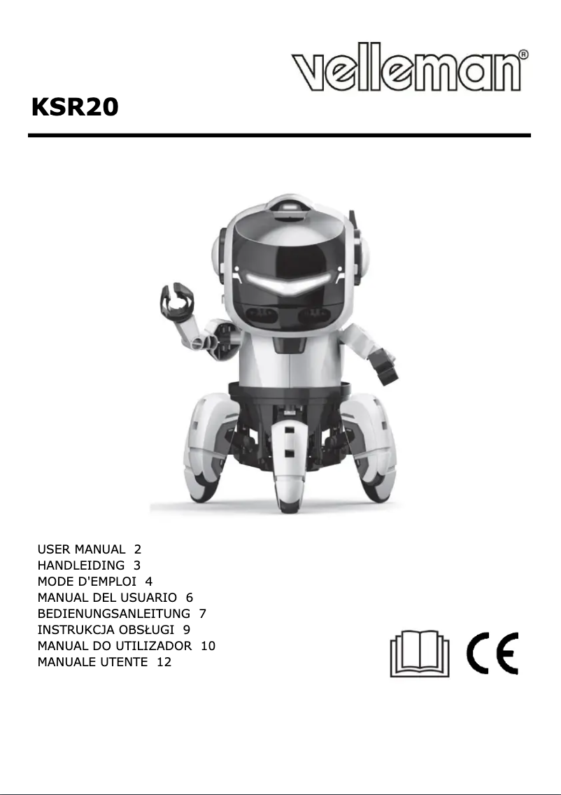 Image de la première page du manuel de l'appareil KSR20