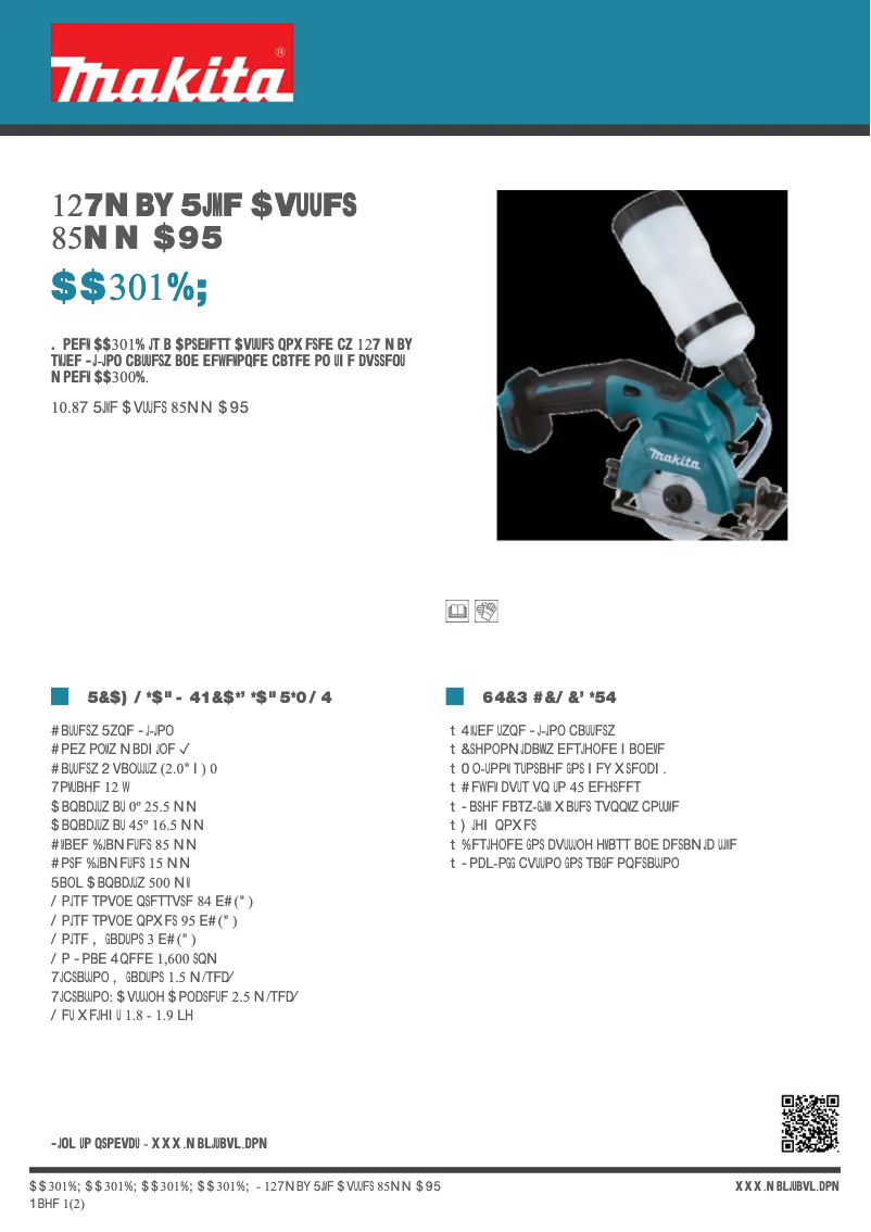 Image de la première page du manuel de l'appareil CC301DZ