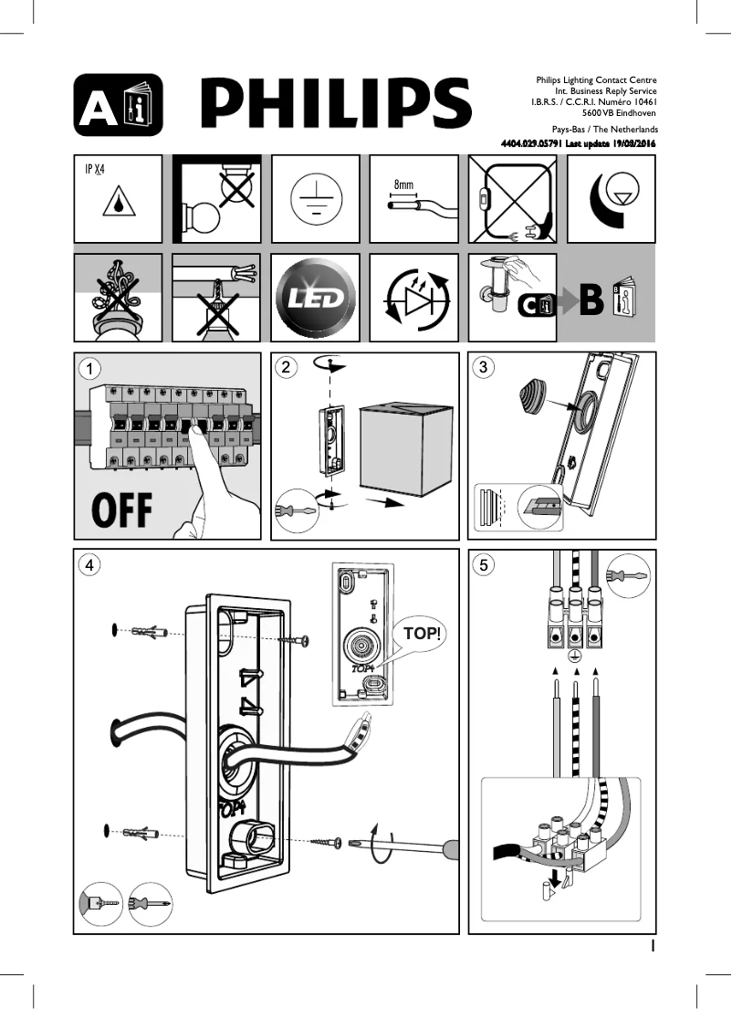 Page n°1 - Manuel utilisateur Philips Cistus