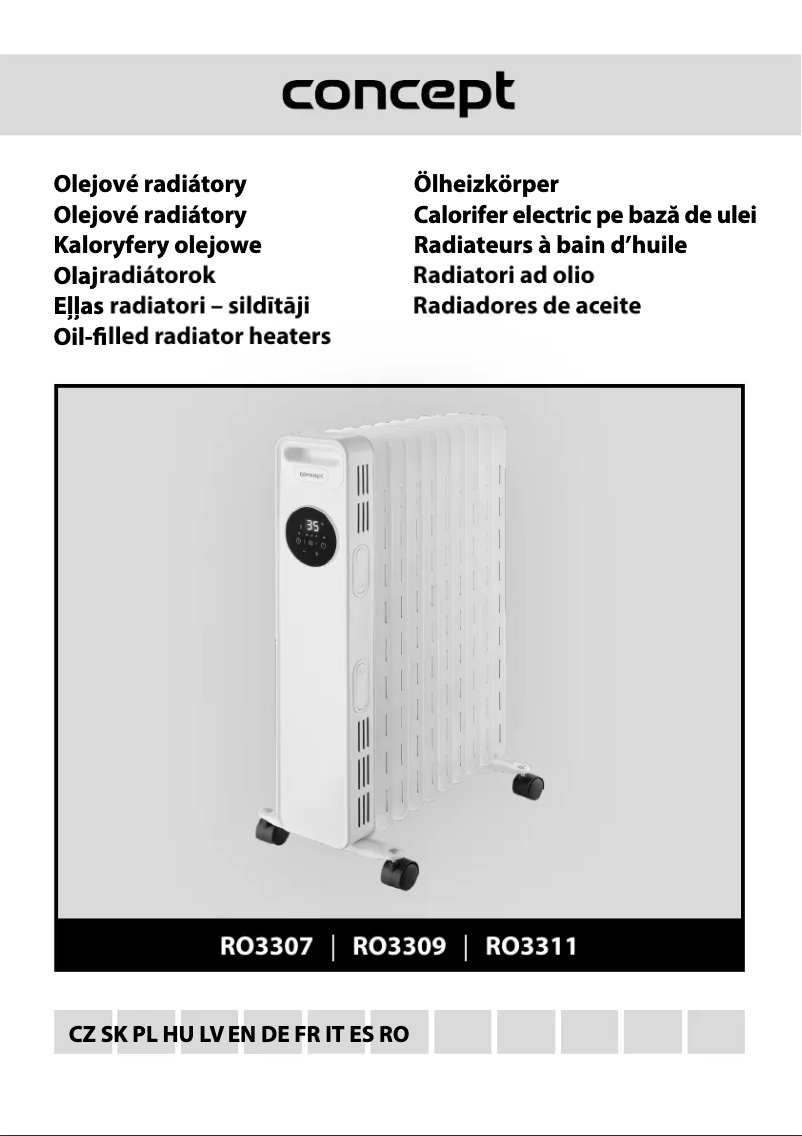 Image de la première page du manuel de l'appareil RO3309