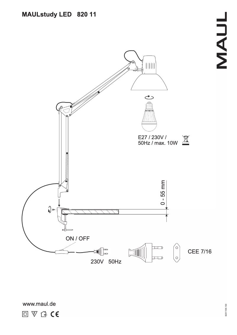 Page n°1 - Manuel utilisateur MAUL Study