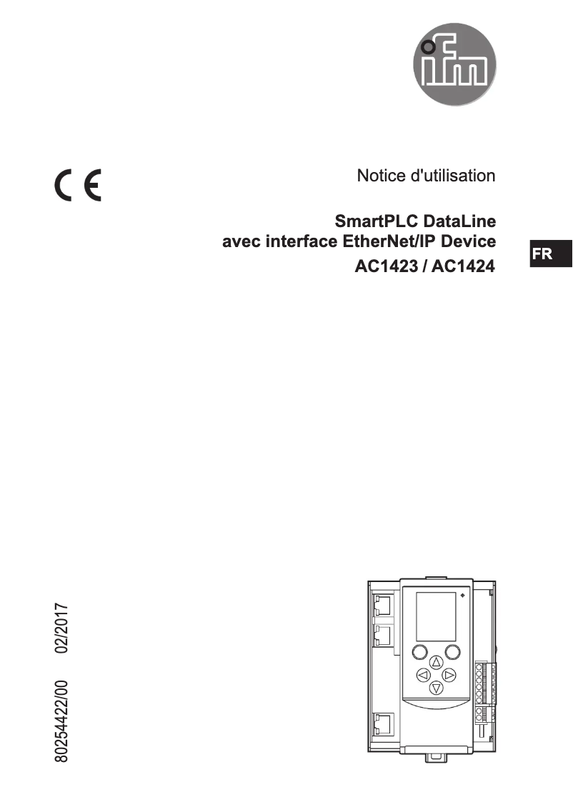 Página 1 del manual Manual de usuario IFM AC1423