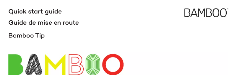 Image de la première page du manuel de l'appareil Bamboo Tip
