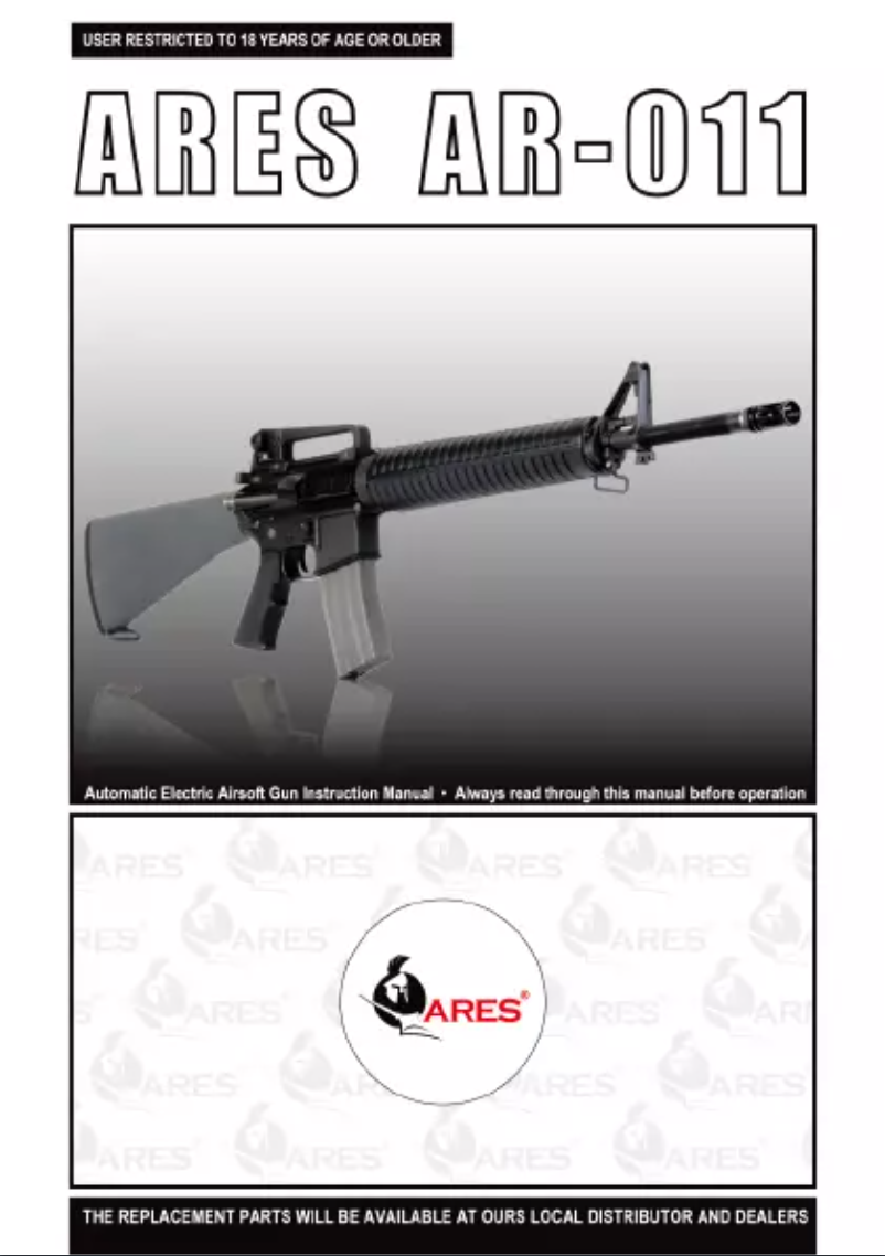 Page n°1 - Manuel utilisateur Ares AR-011