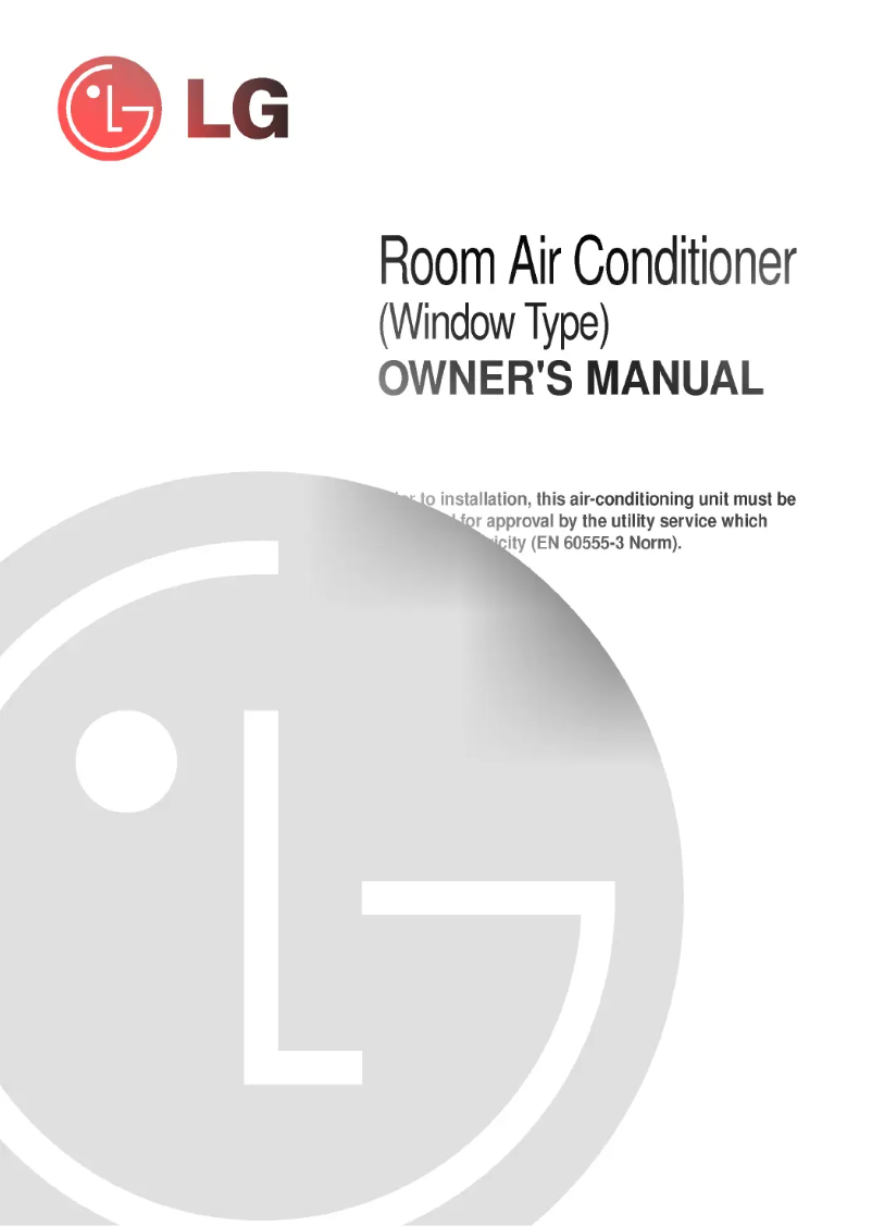 Page 1 de la notice Manuel utilisateur LG LWN2262CHG