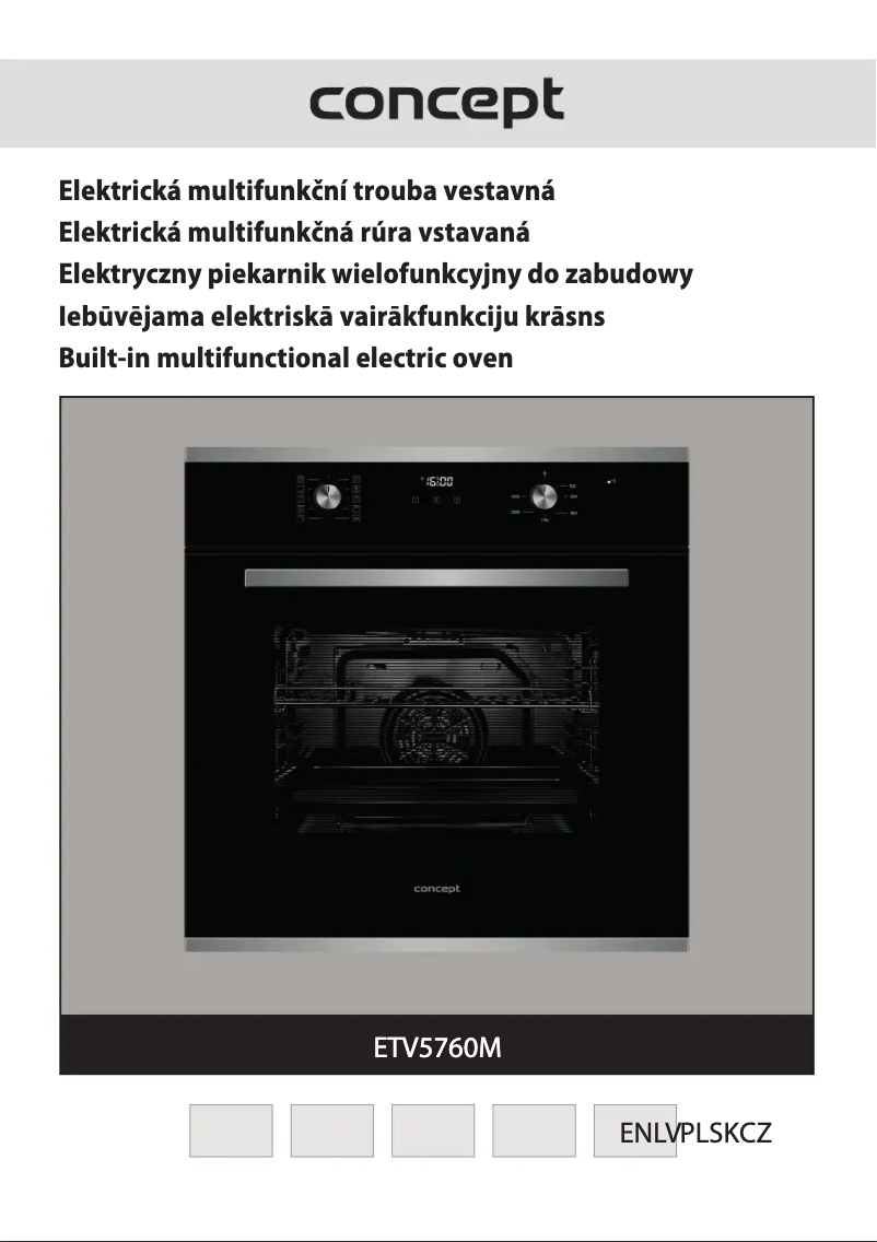 Page 1 de la notice Manuel utilisateur Concept ETV5760M