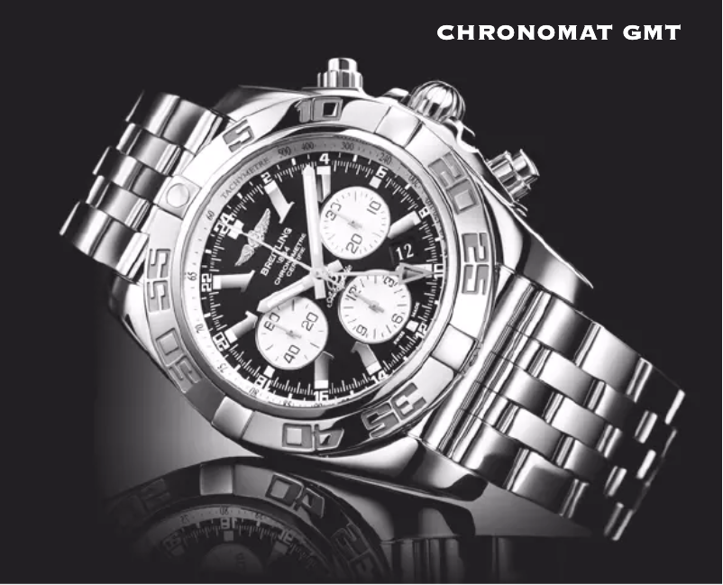 Image de la première page du manuel de l'appareil Chronomat GMT