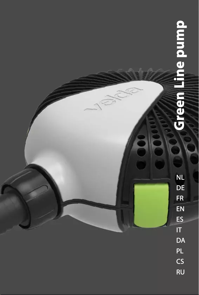 Page n°1 - Manuel utilisateur Velda Green Line 15000