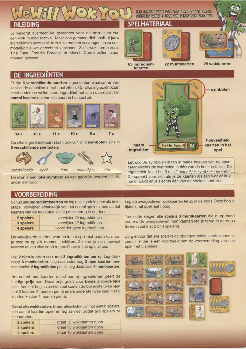 Page n°1 - Manuel utilisateur White Goblin Games We will Wok You