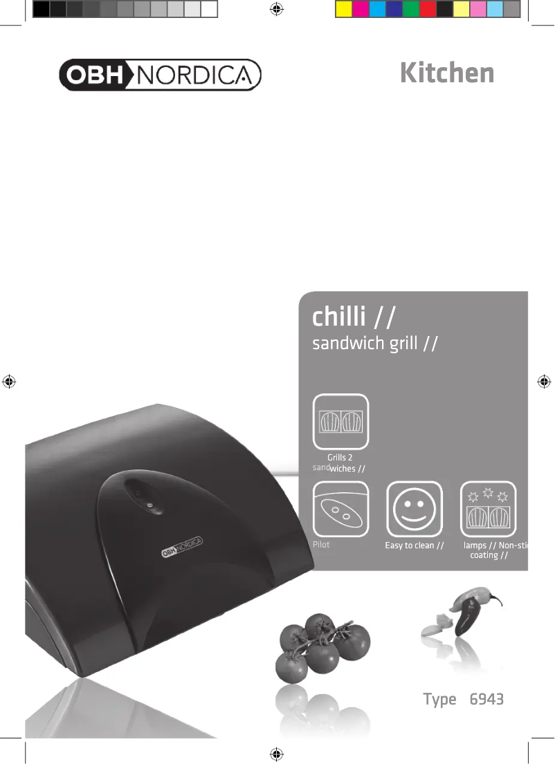 Página 1 del manual Manual de usuario OBH Nordica Chili 6943