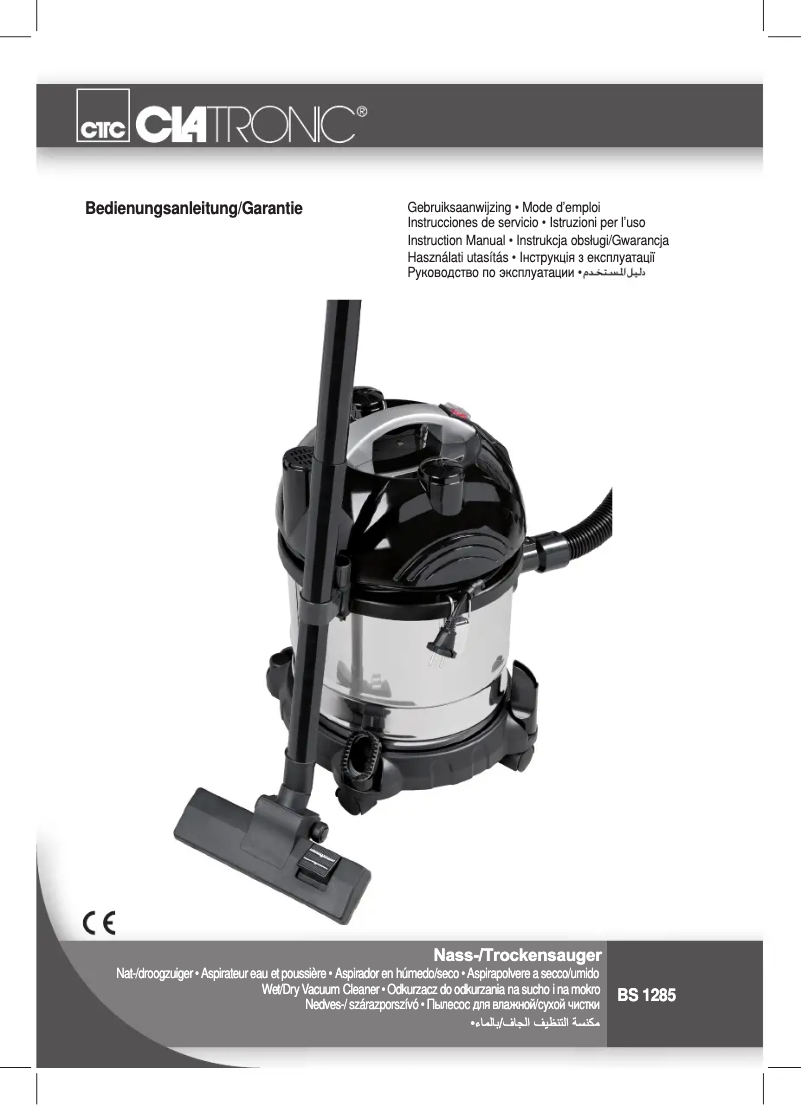 Page 1 de la notice Manuel utilisateur Clatronic BS 1285