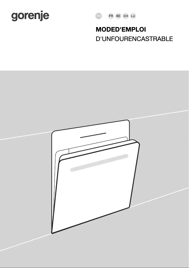 Page n°1 - Manuel utilisateur Gorenje BPS6747A06BG