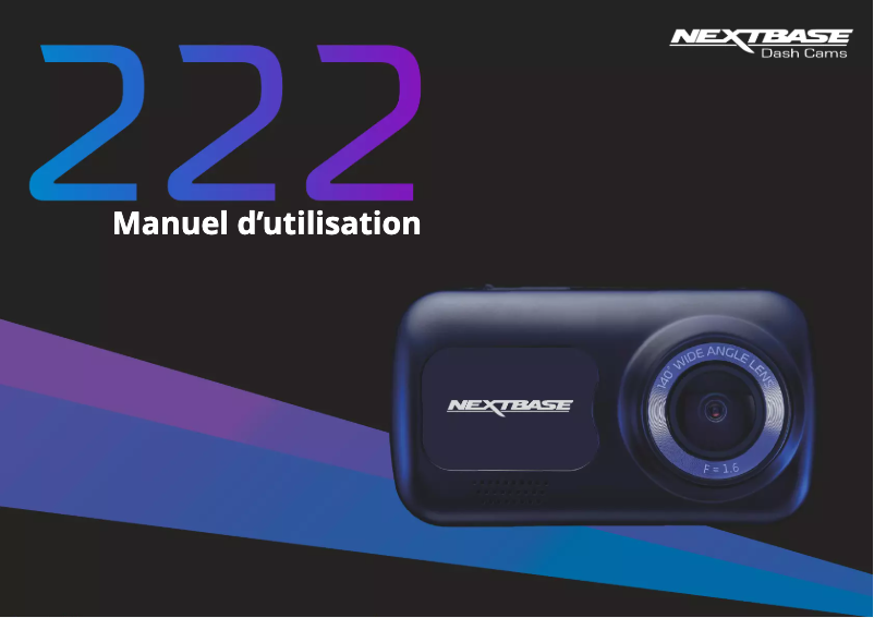 Page 1 de la notice Manuel utilisateur Nextbase 222