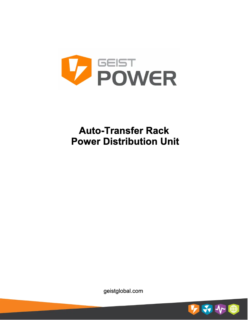 Página 1 del manual Manual de usuario Geist ATRN102-101R15ST5