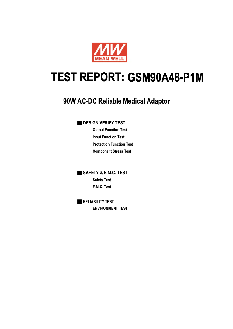Image de la première page du manuel de l'appareil GSM90A48-P1M
