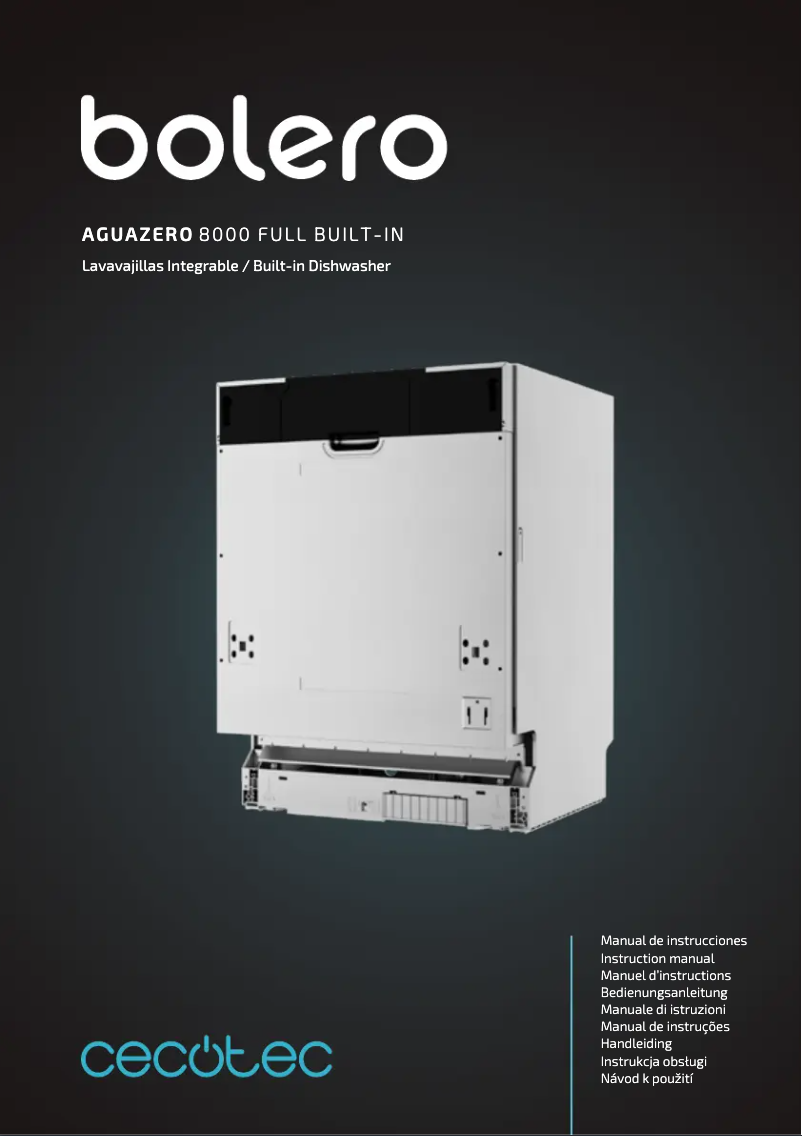 Image de la première page du manuel de l'appareil Bolero Aguazero 8000