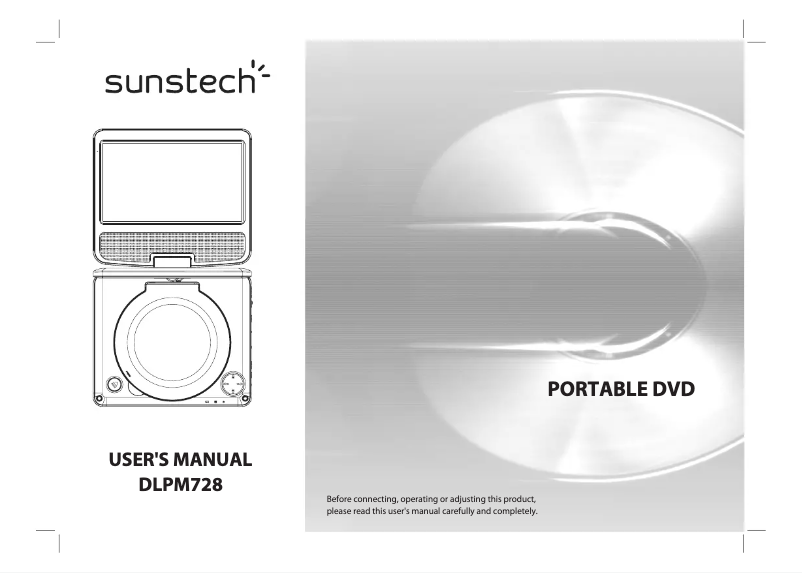 Page 1 de la notice Manuel utilisateur Sunstech DLPM728