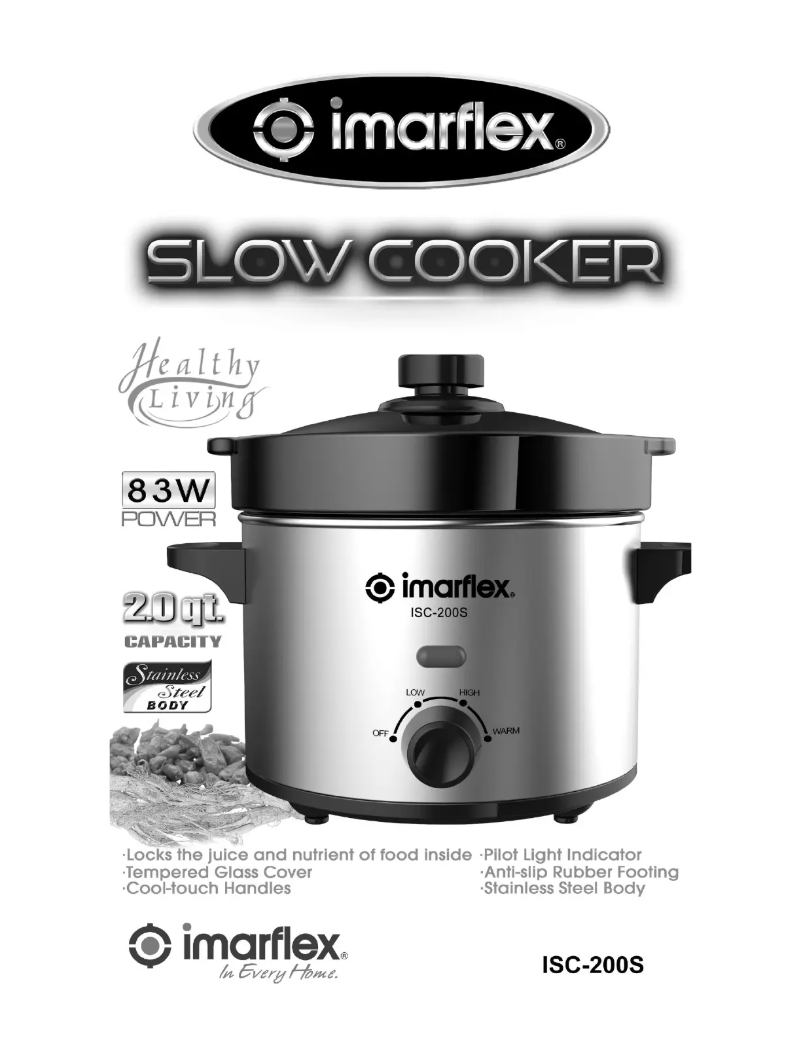 Page 1 de la notice Manuel utilisateur Imarflex ISC-200S