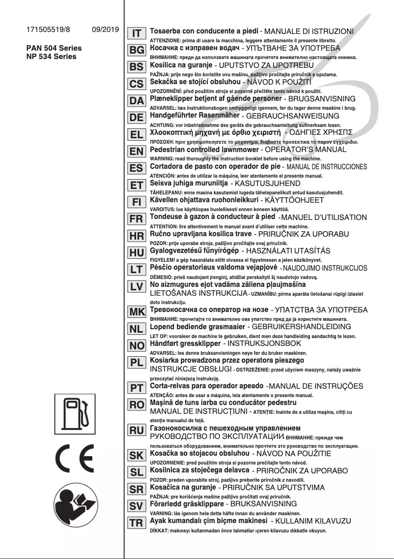 Page 1 de la notice Manuel utilisateur Stiga Turbo Power 53 SV H