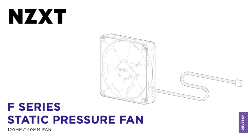 Page n°1 - Manuel utilisateur NZXT F120P