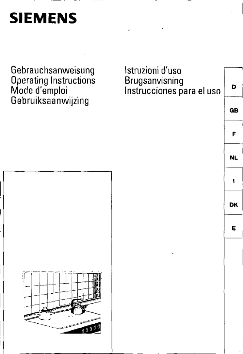 Page n°1 - Manuel utilisateur Siemens EK76051