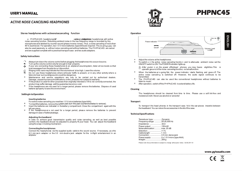 Image de la première page du manuel de l'appareil PHPNC45