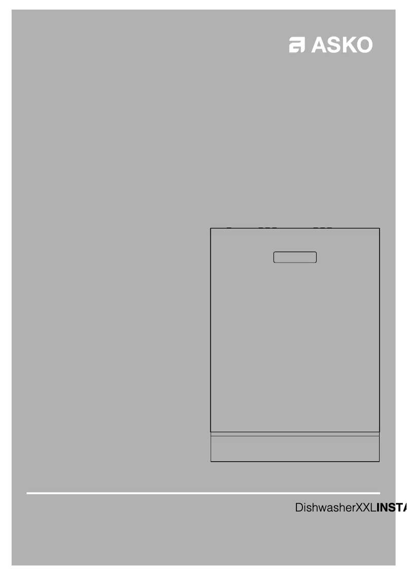 Page 1 de la notice Guide d'installation Asko DBI675THXXLS