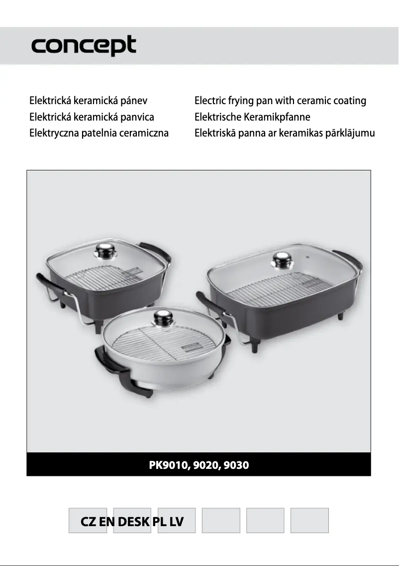 Page n°1 - Manuel utilisateur Concept PK-9020