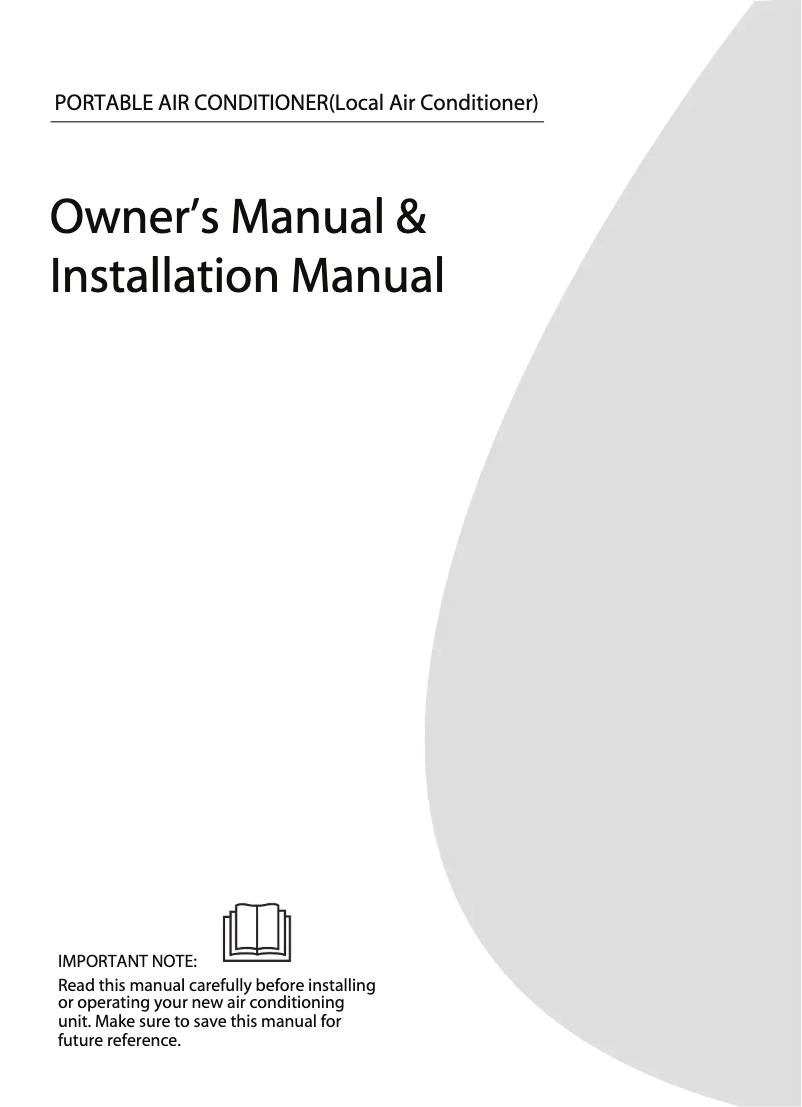 Image de la première page du manuel de l'appareil MPPFB-12CRN1
